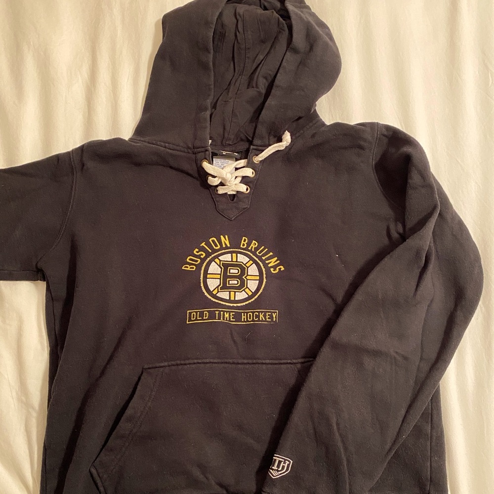 Boston Bruins Old Time Hockey Hoodie
